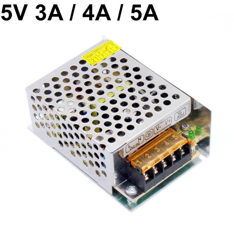 Smps Power Supply - DC 5V 3A 4A 5A Regulated