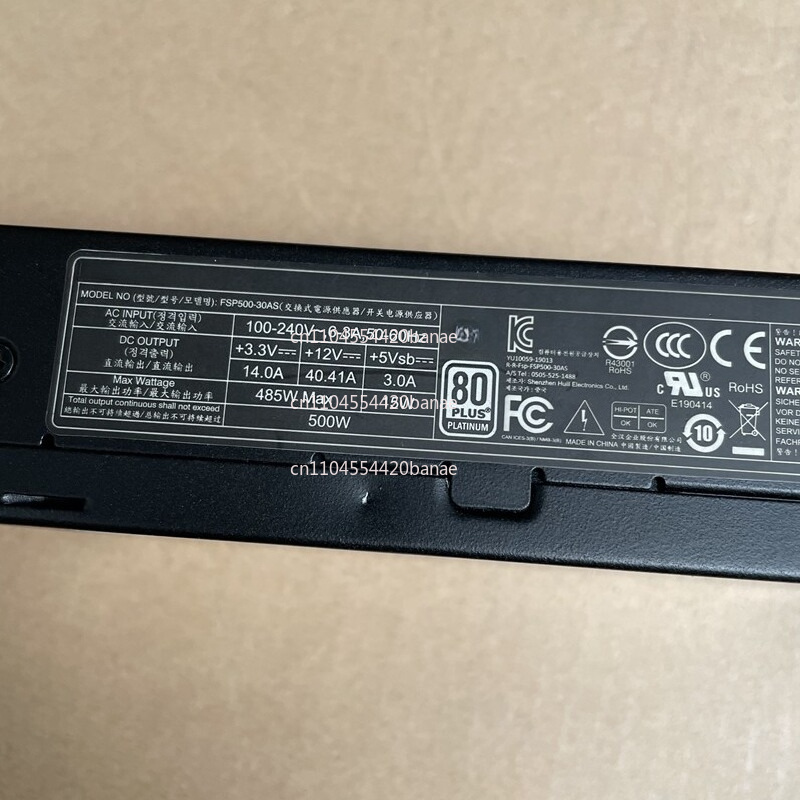 Original FSP500-30AS 500W NUC9 - Power Supply 500W 评论和价格