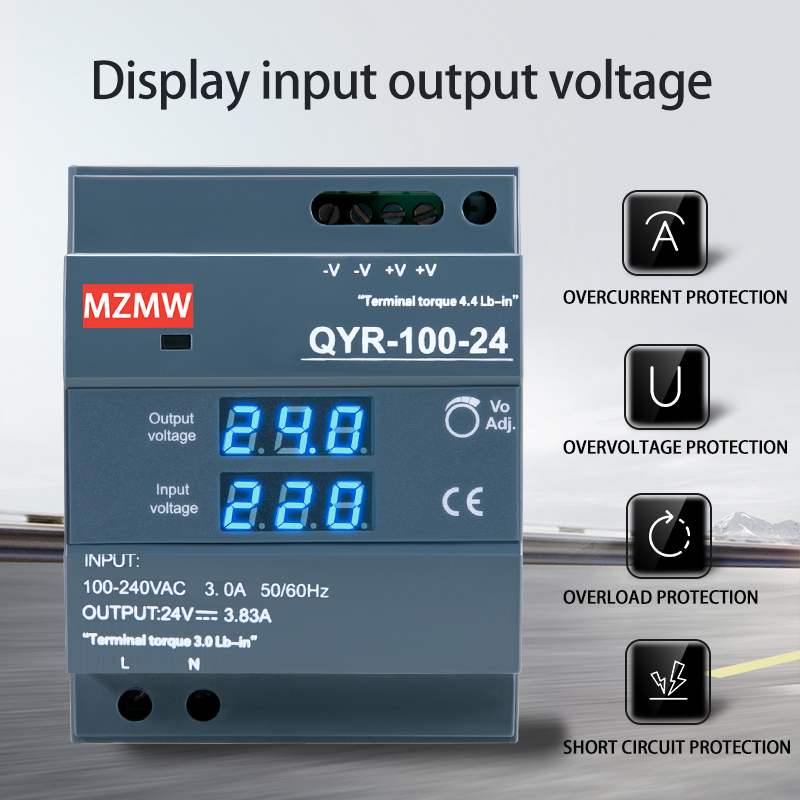 MZMW 60W 100W 150W DIN Rail Sw - Smps Power Supply 评论和价格