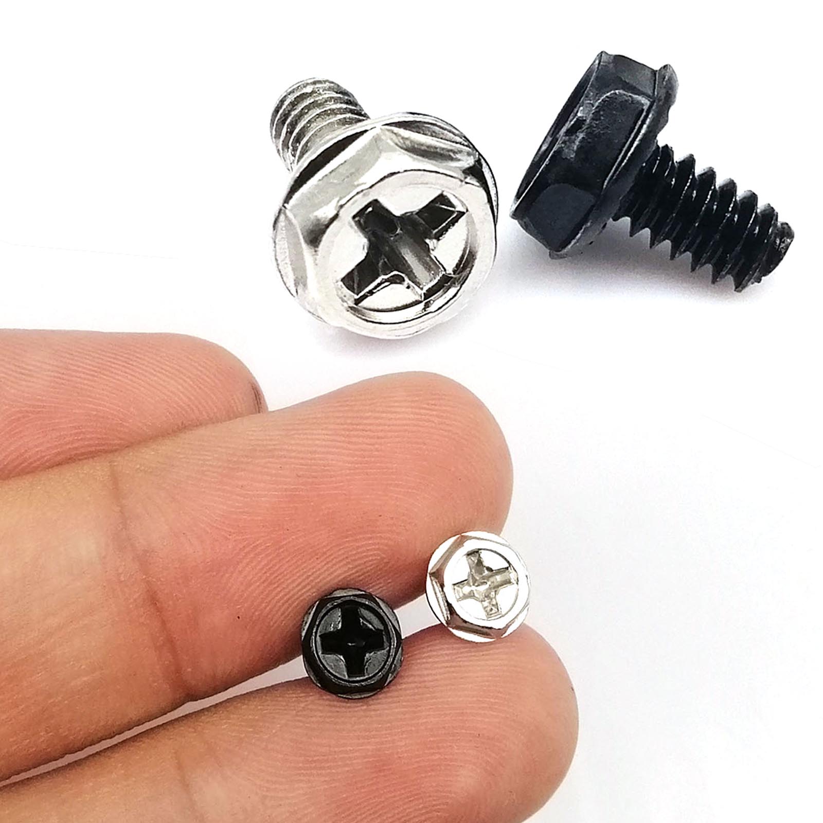 100pcs Black Silver 6#-32x5/6/ - Psu Computer 评论和价格