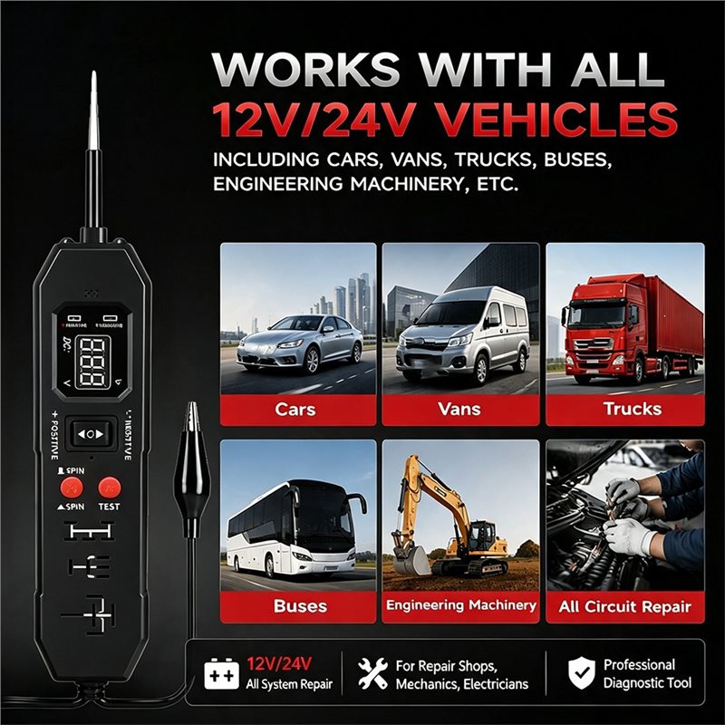 Diagnostics Tool For Vehicle E - Power Supply Tester 评论和价格