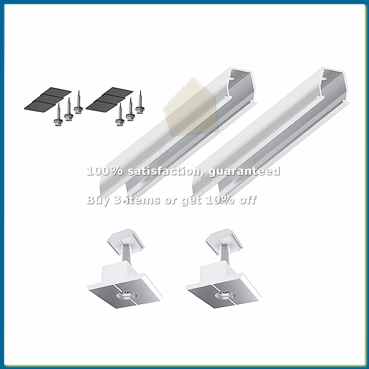 Solar Panel Mount Bracket Rail - Power Supply 评论和价格