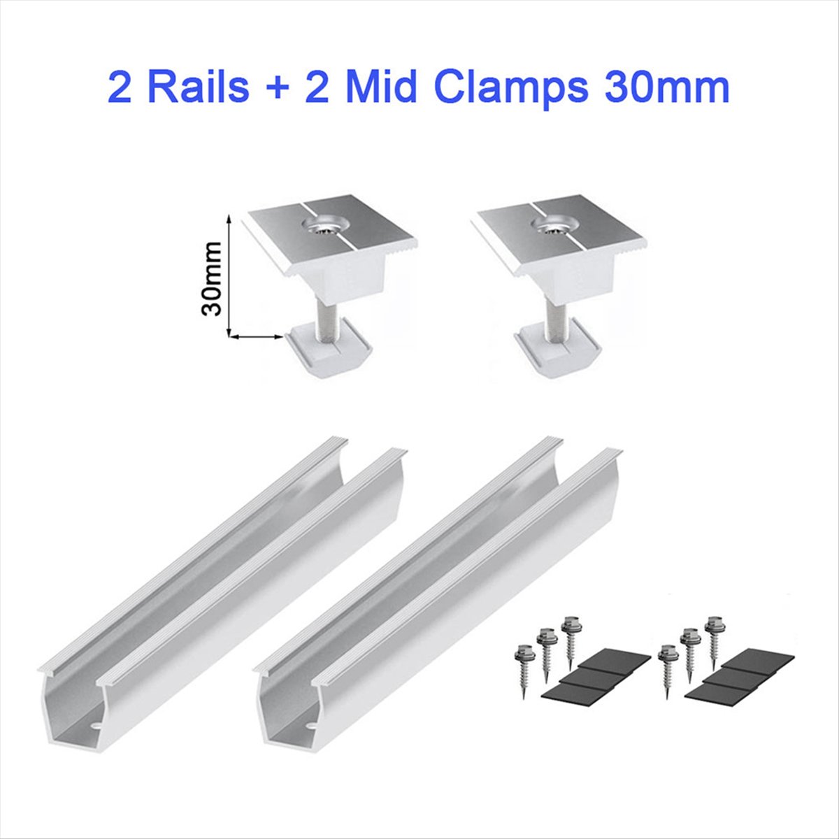 Solar Panel Mount Bracket Rail - Power Supply 评论和价格