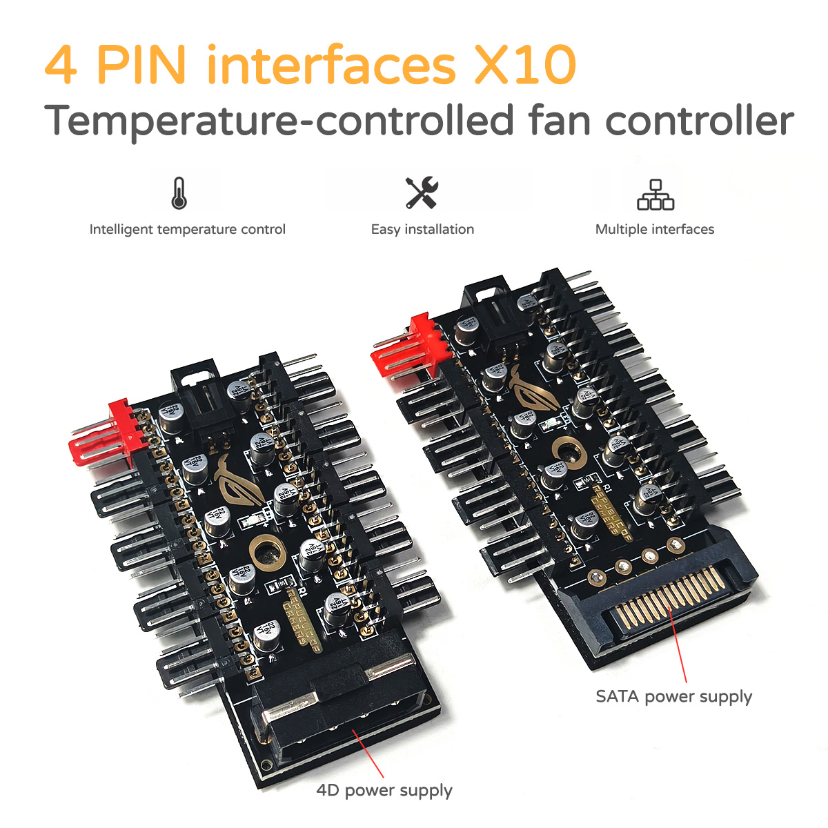 12V 4-Pin PWM Fan Controller H - Pc Power Supply 评论和价格