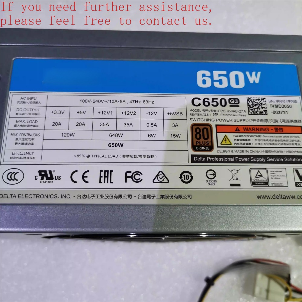 For Antiac 850W Full Module De - Power Supply 650W 评论和价格