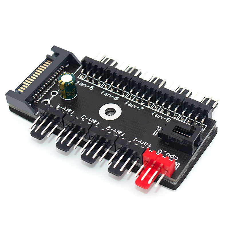 10-Port 4 Pin PWM Fan Hub Spli - Pc Power Supply 评论和价格