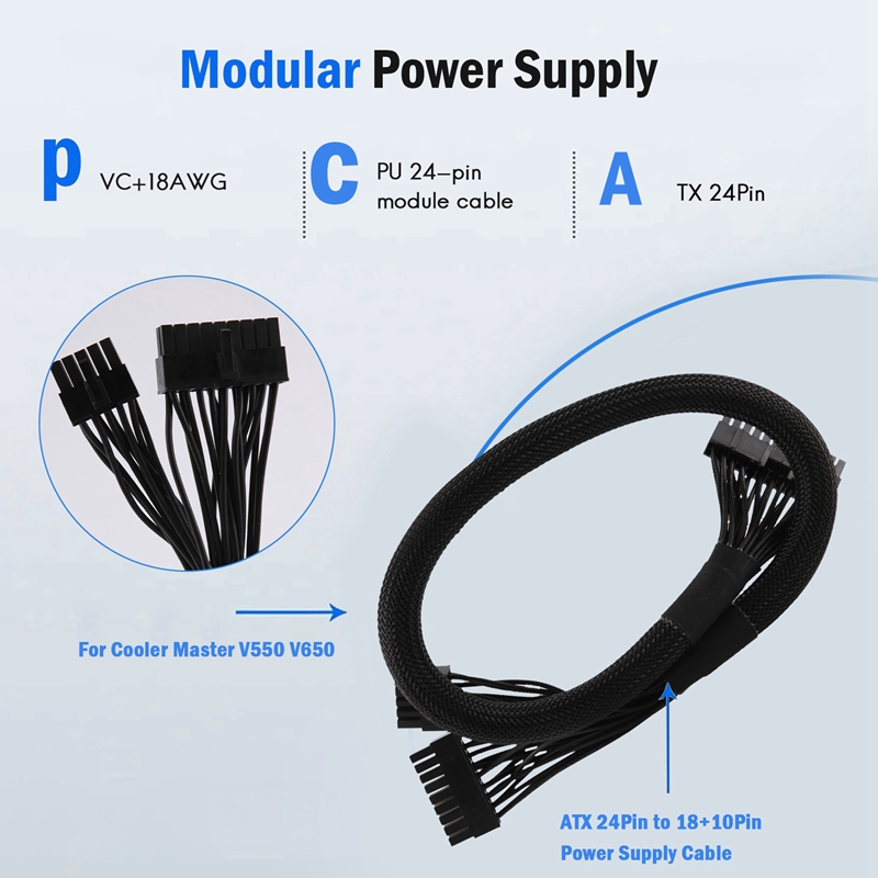ATX 24Pin To 18+10Pin Motherbo - Power Supply 评论和价格