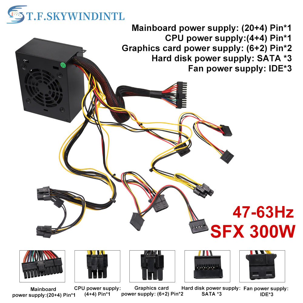 T.F.SKYWINDINTL 300W SFX Power - Power Supply 650W 评论和价格